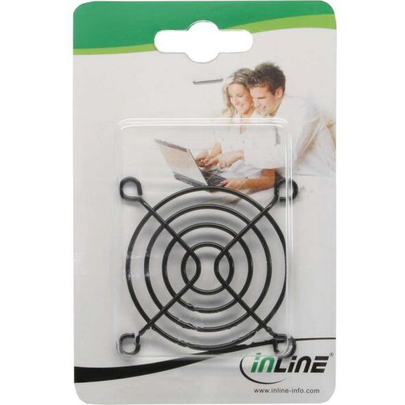 InLine Grill ochronny na wentylator 60mm Czarny (33376X)