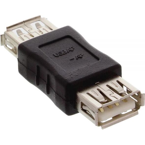 Adapter USB InLine USB - USB Czarny  (33300)