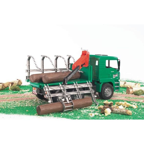 Bruder Professional Series MAN Timber Truck with Loading Crane (02769)