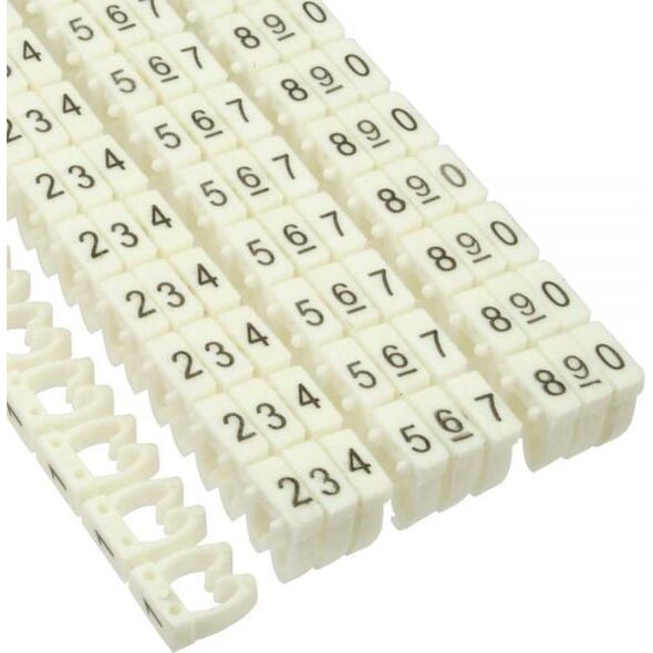 Organizer InLine Znacznik Biały 100 sztuk  (59961H)