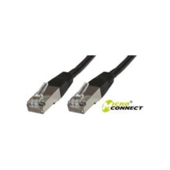 MicroConnect Kabel CAT 5E FTP 3m PVC Czarny (B-FTP503S)