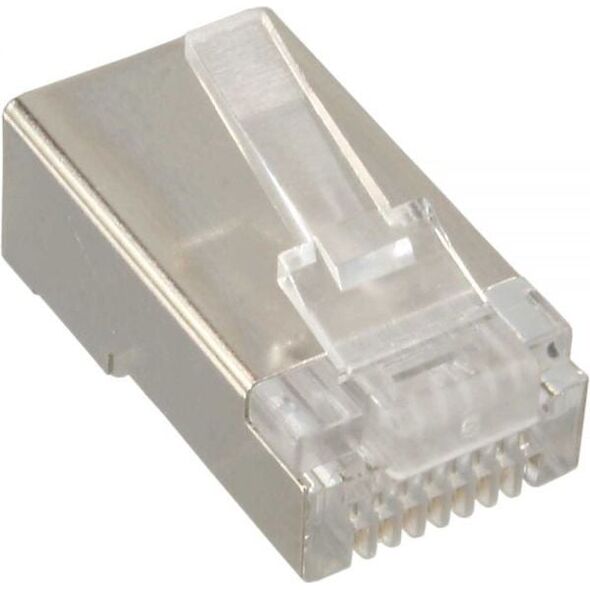 InLine Wtyczka RJ45 do sztywnych kabli instalacyjnyc, górny, AWG24, 10 szt (74559)
