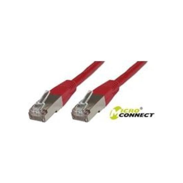 MicroConnect Patchcord, FTP, CAT6, 2m, czerwony (B-FTP602R)