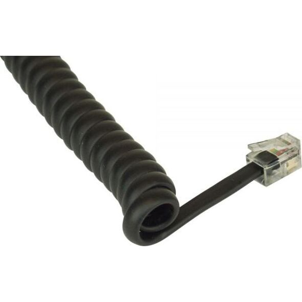 InLine Kabel telefoniczny, RJ10, 4P4C, czarny , 2m (18893)