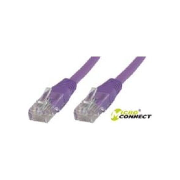 MicroConnect Patchcord, FTP, CAT6, 2m, fioletowy (B-FTP602P)