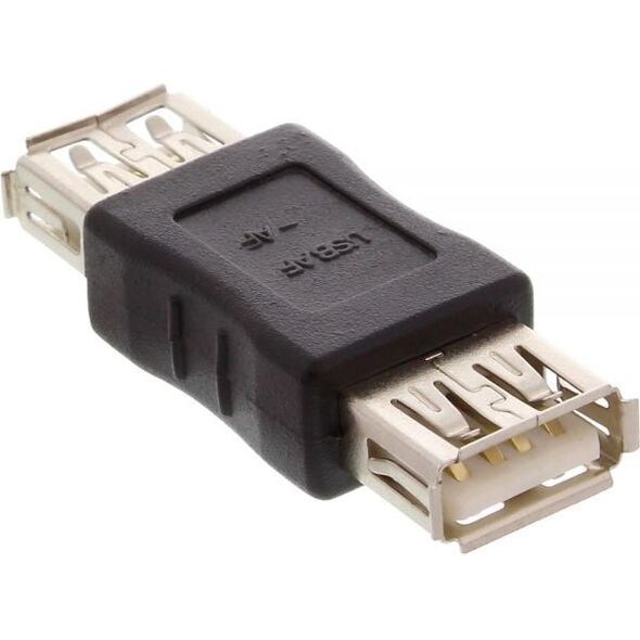 Adapter USB InLine USB - USB Czarny  (33300)