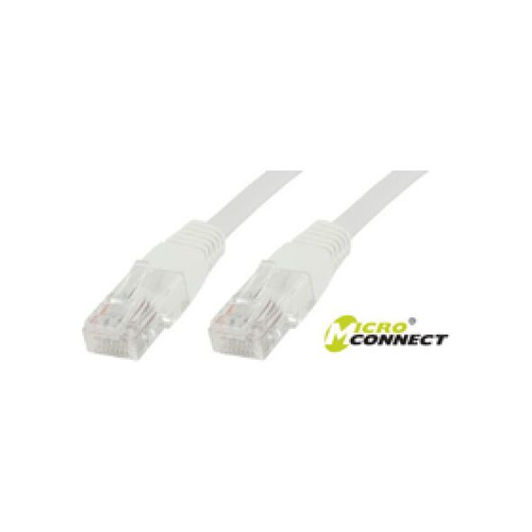 MicroConnect Kabel CAT 6 U/UTP 15m PVC Biały (B-UTP615W)