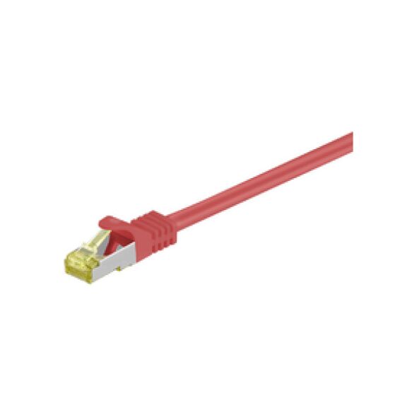 MicroConnect Patchcord CAT 7, S/FTP, czerwony, 15m (SFTP715R)