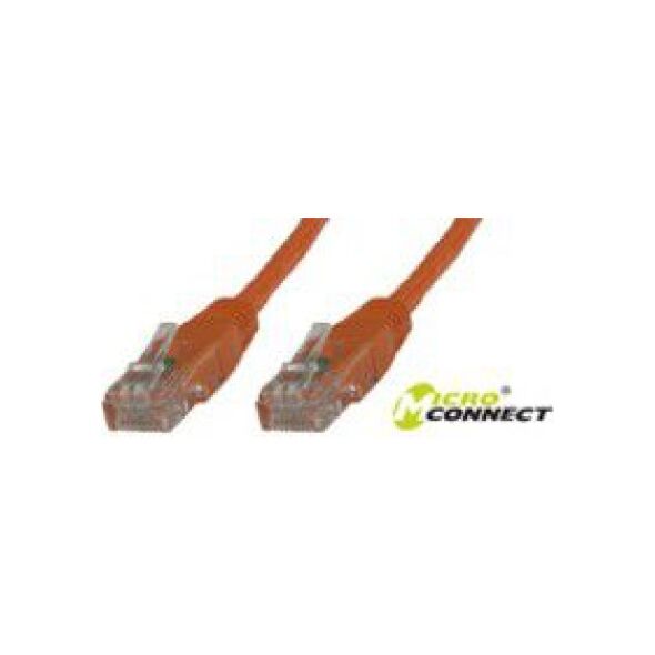 MicroConnect U/UTP CAT6 0.3M pomarańczowy LSZH (UTP6003O)