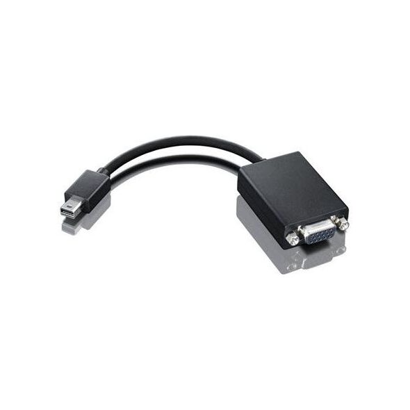 Adapter AV Lenovo DisplayPort Mini - D-Sub (VGA) czarny (0A36579)