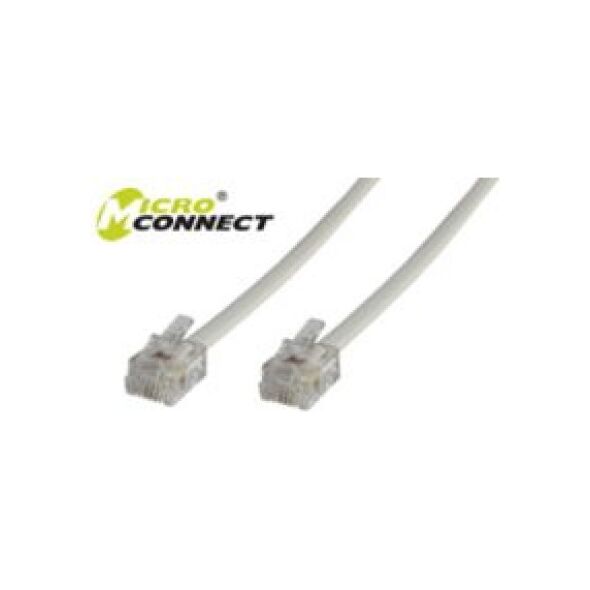 MicroConnect Patchcord RJ12 6C6P, 10m (MPK110)