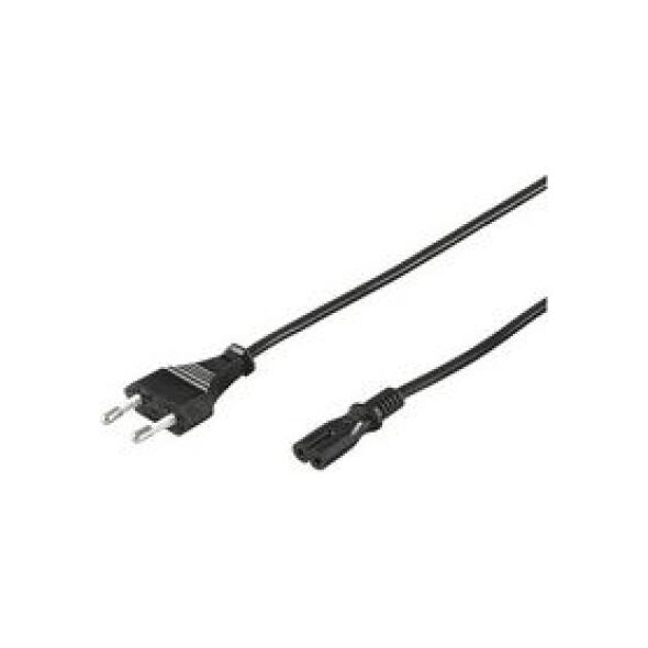 Kabel zasilający MicroConnect C7, 3m, czarny (PE030730)