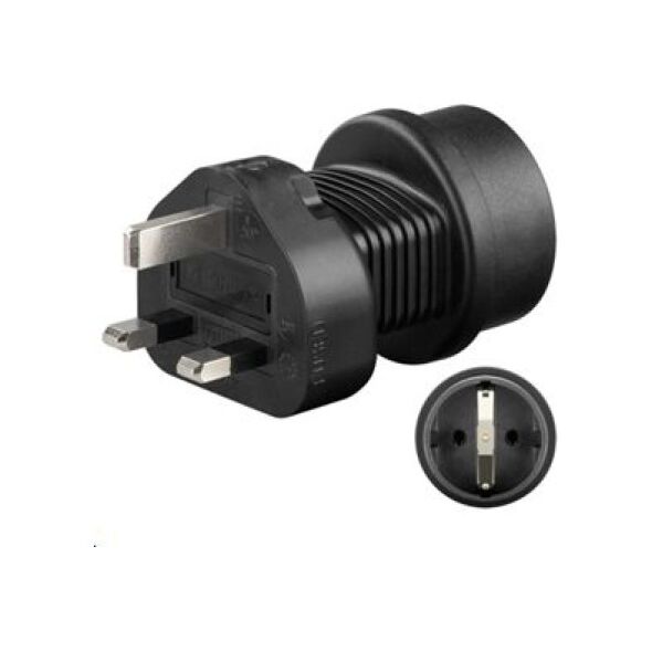 MicroConnect Universal adapter UK to Schuko (PETRAVEL1)