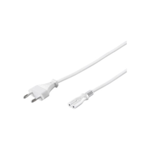 Kabel zasilający MicroConnect C7, 10m, biały (PE0307100W)