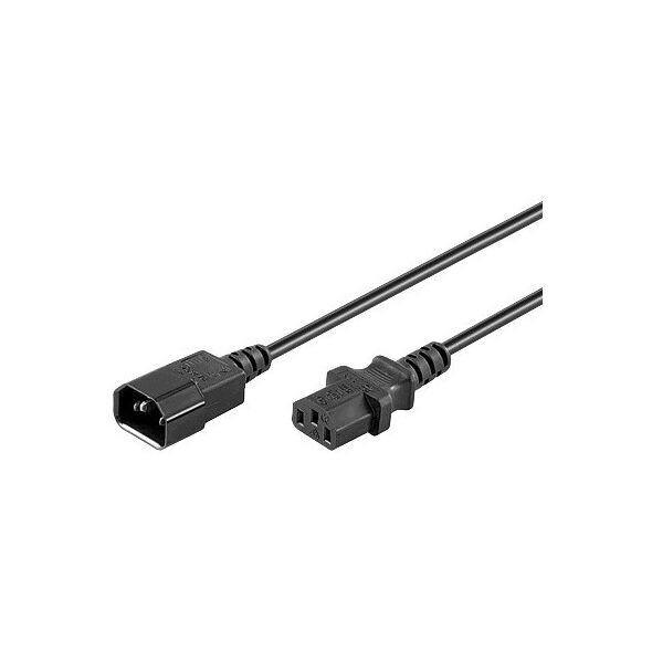 Kabel zasilający MicroConnect Power Cord 0.5m Przedłużenie - PE040605