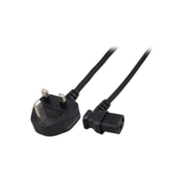 Kabel zasilający MicroConnect UK BS-1363 - Angled C13, 2m (PE090420A)