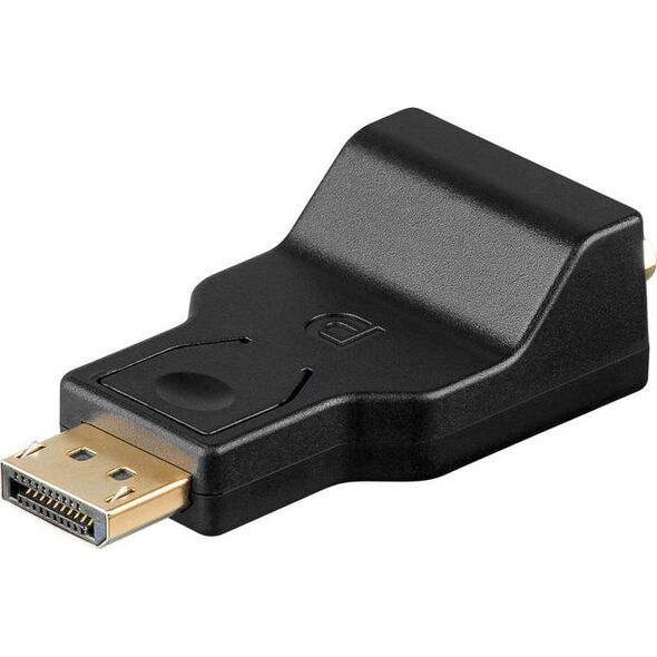 Adapter AV MicroConnect DisplayPort - D-Sub (VGA) czarny (DPVGA)