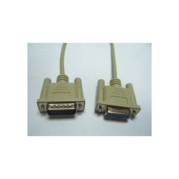 MicroConnect DA-15 - DA-15, 2m, Szary (SCSE15GF2)