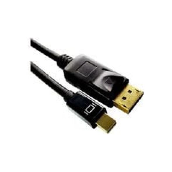 Kabel MicroConnect DisplayPort Mini - DisplayPort 1m czarny (DP-MMG-100MB)