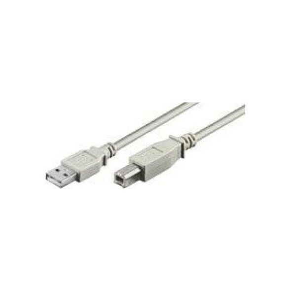 Kabel USB MicroConnect USB-A - USB-B 3 m Biały (USBAB3)