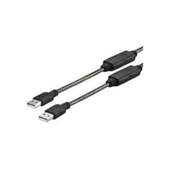 Kabel USB VivoLink USB-A - USB-A 20 m Czarny (PROUSBAA20)