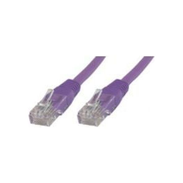 MicroConnect RJ-45/RJ-45 kat.6 1m Fioletowy (UTP601P)