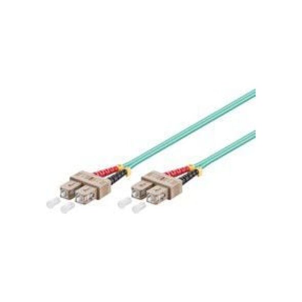 MicroConnect Patchcord światłowdowy SC/UPC-SC/UPC, 50/125 OM3, 1m (FIB222001)