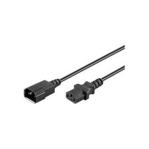 Kabel zasilający MicroConnect C13 - C14, 3m, czarny (PE040630)