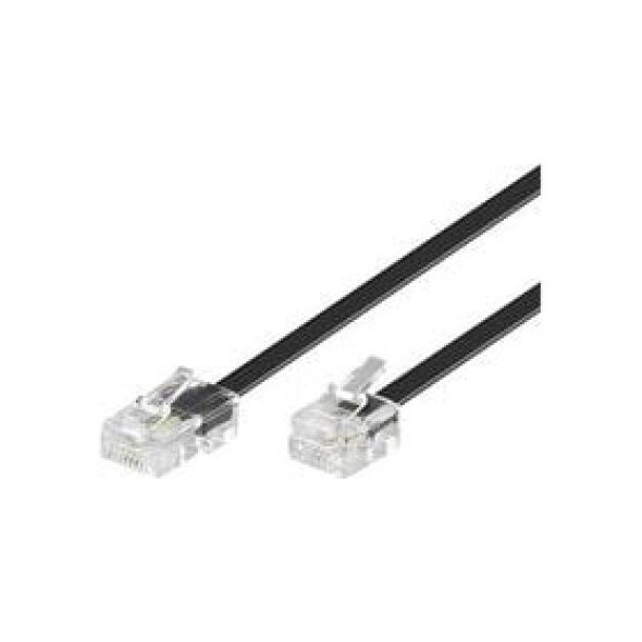 MicroConnect RJ-11/RJ-45 (M/M) 10m Czarny (MPK460S)