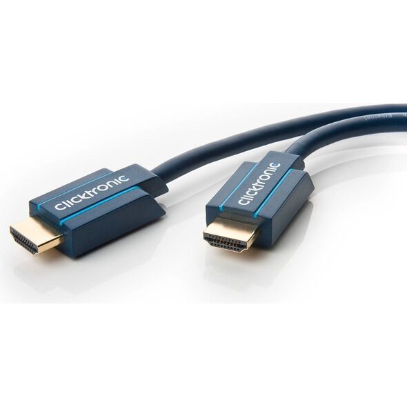 Kabel Clicktronic HDMI - HDMI 1m niebieski (70301)