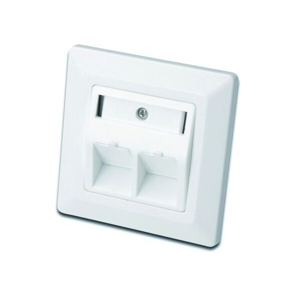 Digitus Faceplate f Keyst Jacks 2xRJ45 (DN-93801-1)