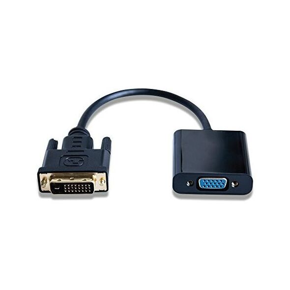 Adapter AV MicroConnect DVI-D - D-Sub (VGA) czarny (DVIDVGA)