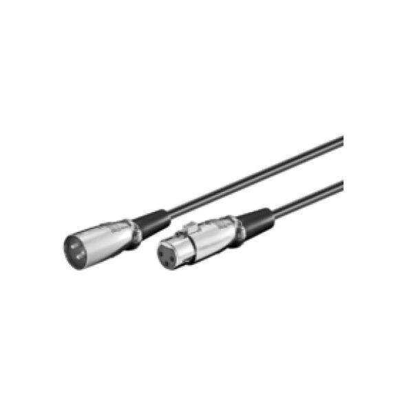 MicroConnect Kabel XLR - XLR 2m czarny (XLRMF2)