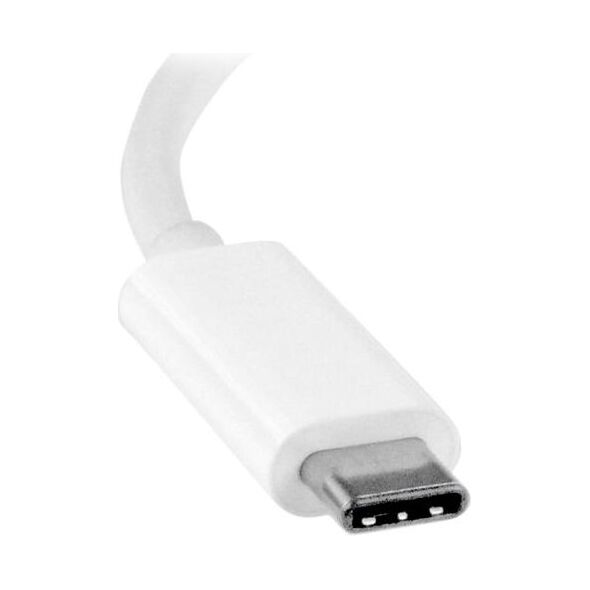 Adapter USB StarTech USB-C - DVI Biały  (CDP2DVIW)