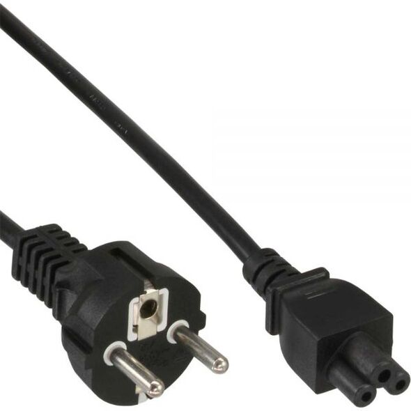 Kabel zasilający InLine C7/7 C5 czarny 5m - 16656B
