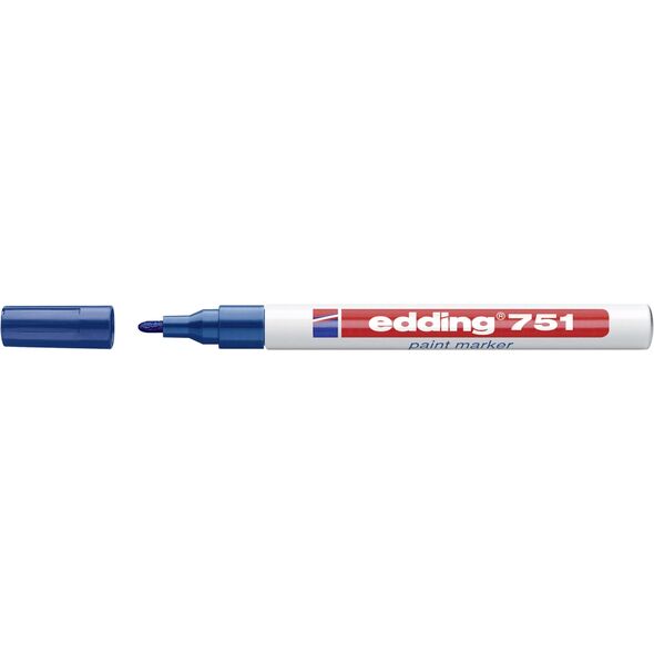 Edding Marker lakierowy 1-2 MM niebieski (751N ED)