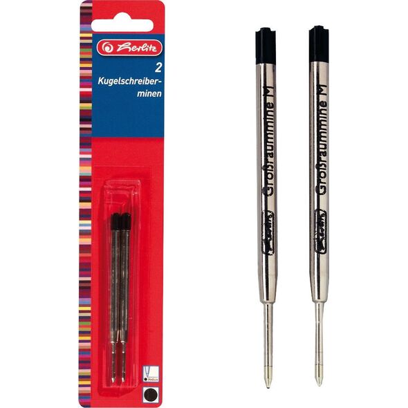 Herlitz Wkład do długopisów Parker Czarny (0008608903)