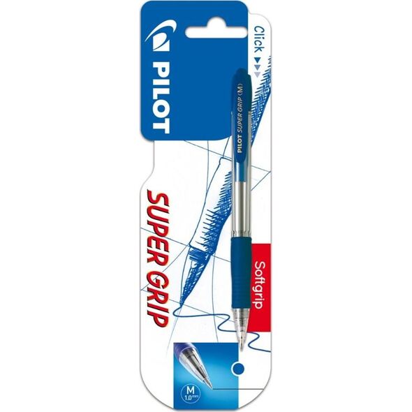 Pilot PILOT DŁUGOPIS SUPER GRIP NIEBIESKI X 1 PIBPGP10RLX1