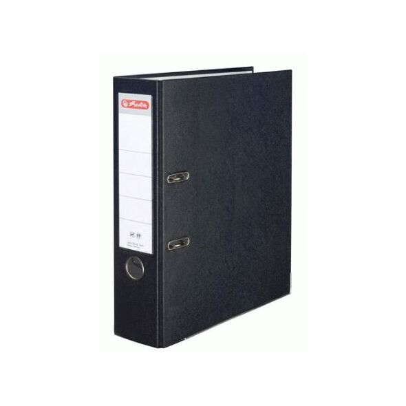Segregator Herlitz dźwigniowy A4 80mm czarny (0011167061)