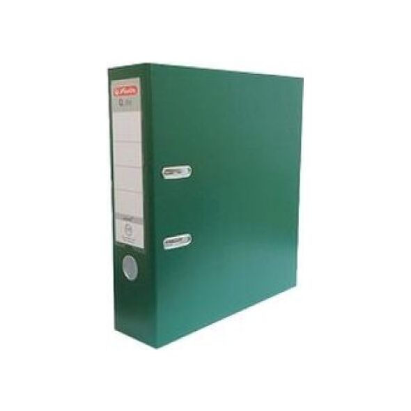 Segregator Herlitz dźwigniowy A4 80mm zielony (0011167434)