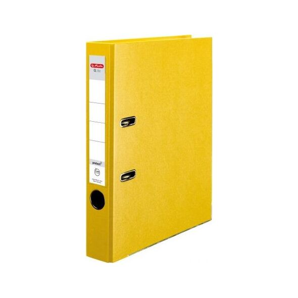 Segregator Herlitz dźwigniowy A4 50mm żółty (0011167517)