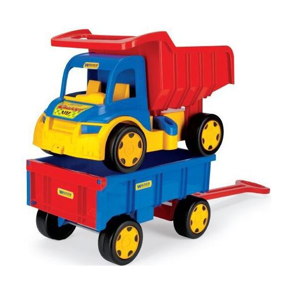 Wader GIGANT TRUCK WYWROTKA Z PRZYCZEPĄ (65100)