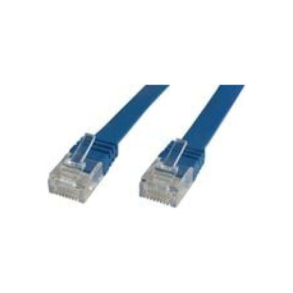 MicroConnect RJ-45/RJ-45 kat.6 1m Niebieski (V-UTP601B-FLAT)