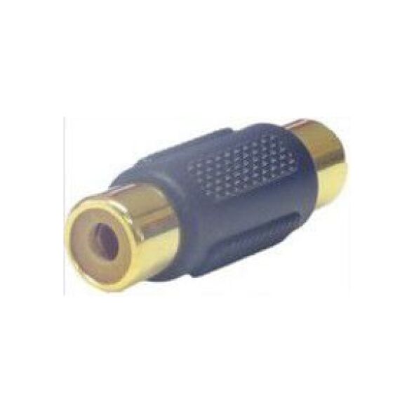 Adapter AV MicroConnect RCA (Cinch) - RCA (Cinch) czarny (AUDAGG)