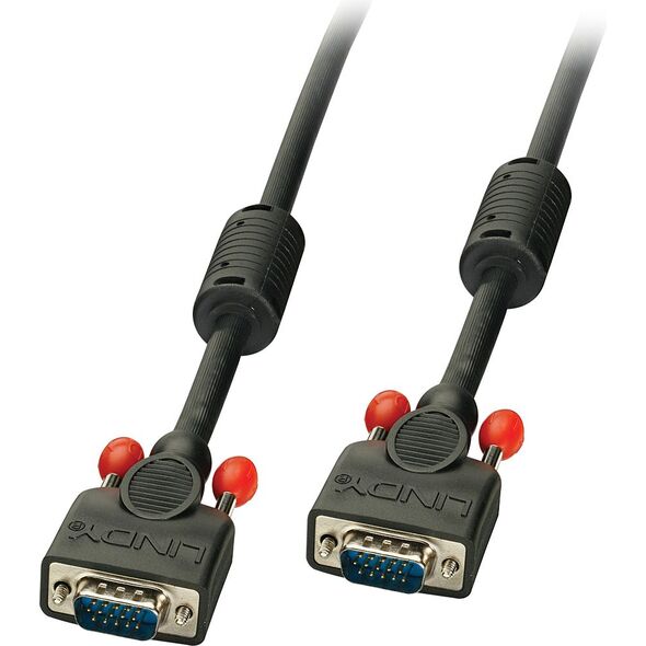Kabel Lindy D-Sub (VGA) - D-Sub (VGA) 5m czarny (36375)