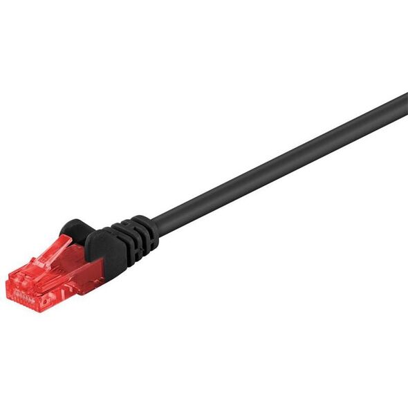 Patchcord U/UTP, Cat6, 3m, czarny (806U-030S)