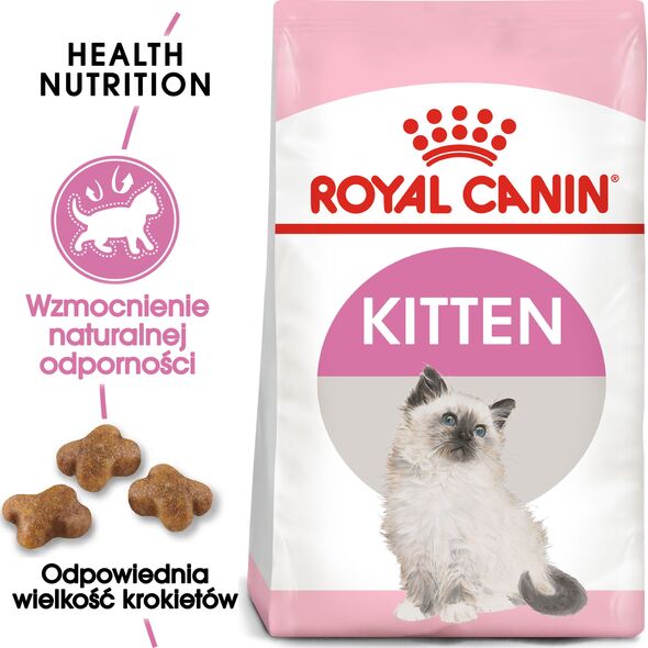 Royal Canin Kitten karma sucha dla kociąt od 4 do 12 miesiąca życia 4kg