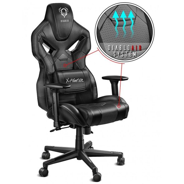Fotel Diablo Chairs X-Fighter czarny