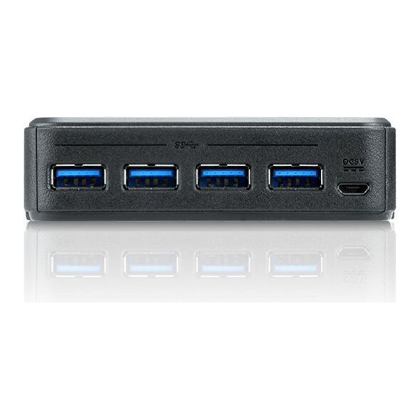 Adapter USB Aten US434 USB - USB Czarny  (US434-AT)