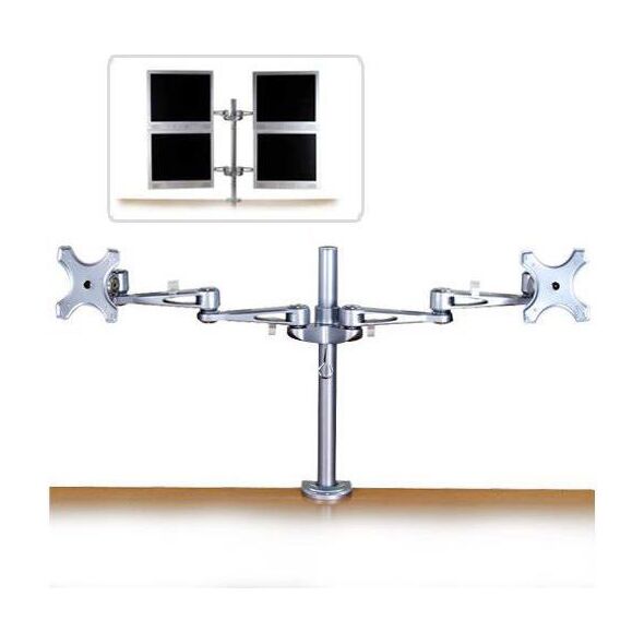 Lindy Uchwyt biurkowy na 2 monitory 14" - 20" (40697)